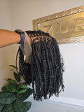 Blunt Cut Boho Braids with Frontal  Wig