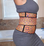 Waist define 9 boned latex waist trainer.