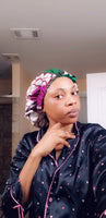 Ankara silk bonnet